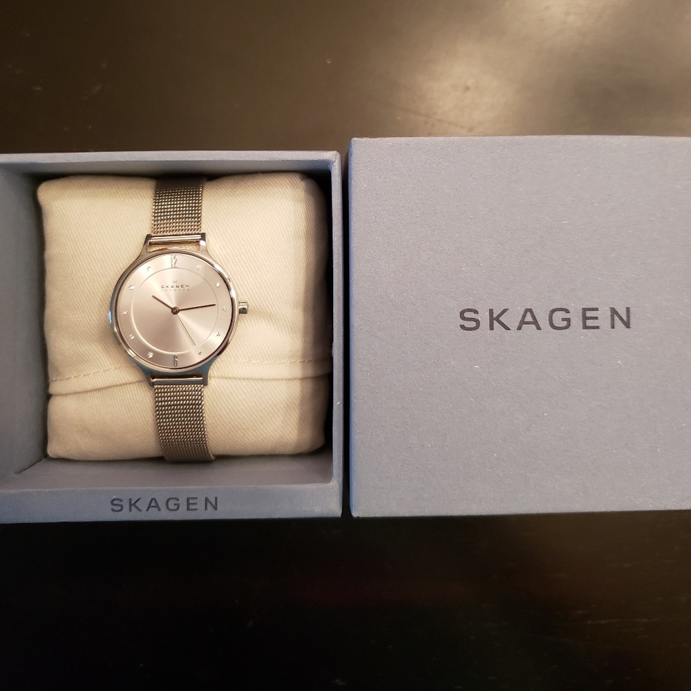 Silver Skagen woman's watch